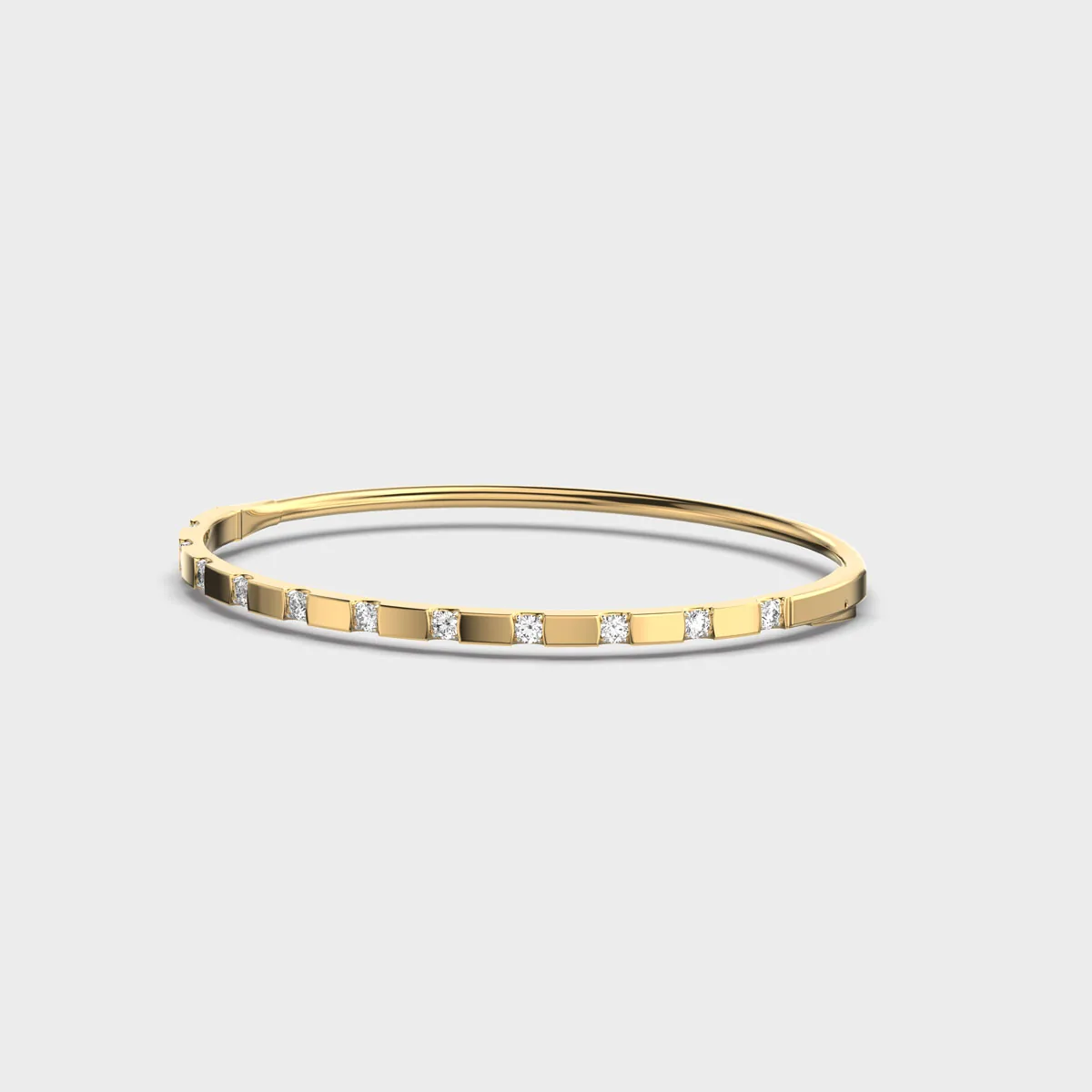 Bejewelled Stars Diamond Bangle – alternate view