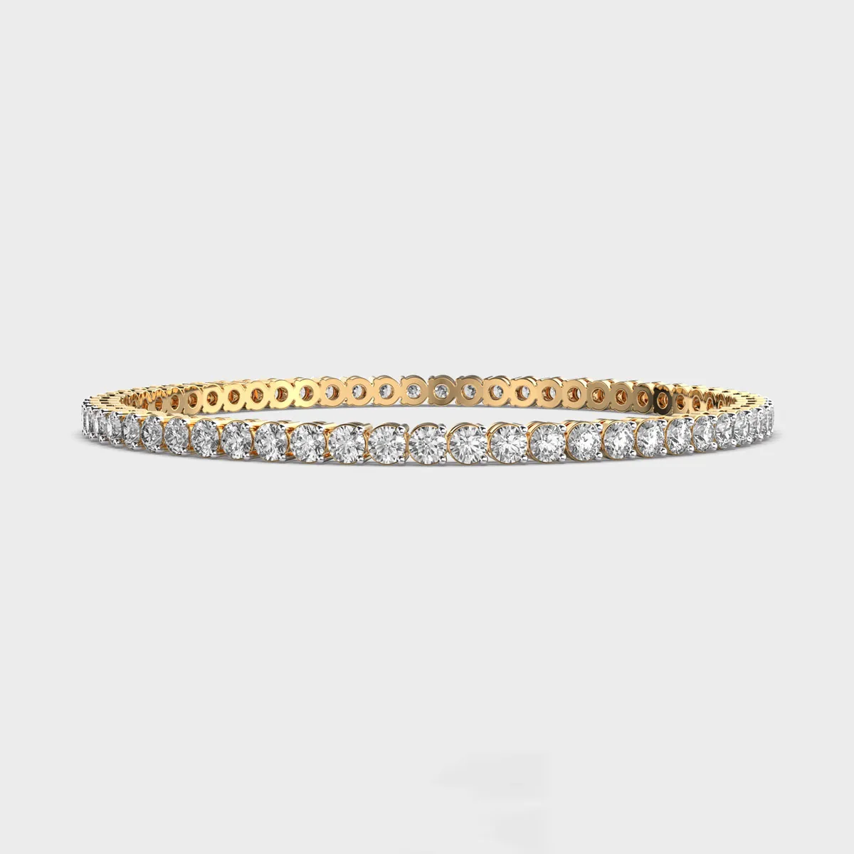 Brilliant Orbit Round Diamond Stack Bangle