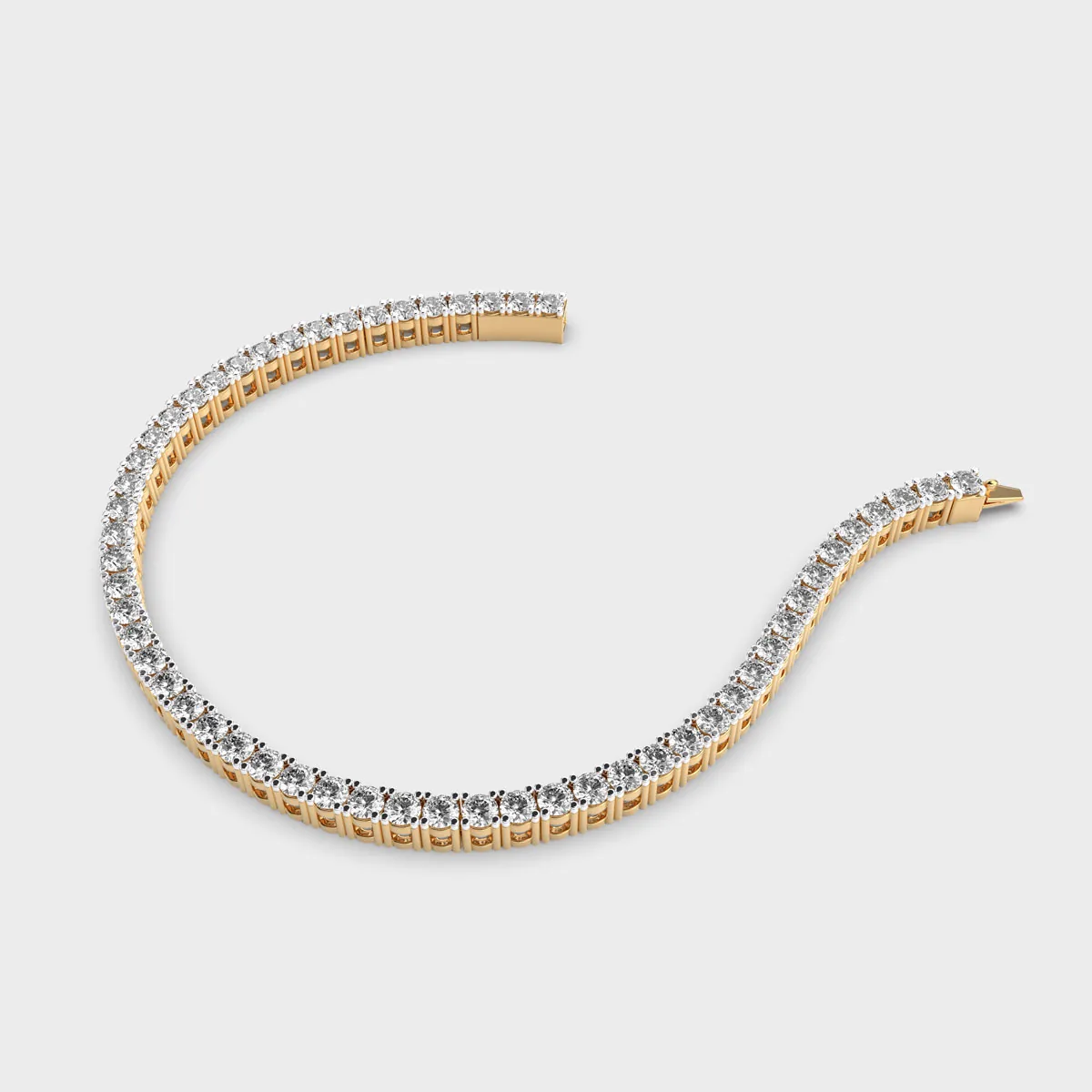 Classic Stackable Tennis Diamond Bracelet – alternate view