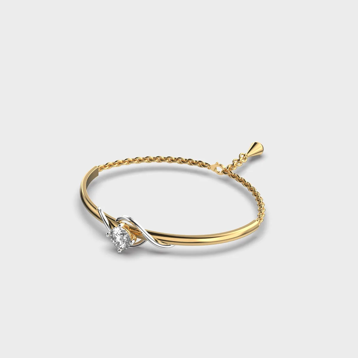 Diamond In Thistle Bracelet – alternate view