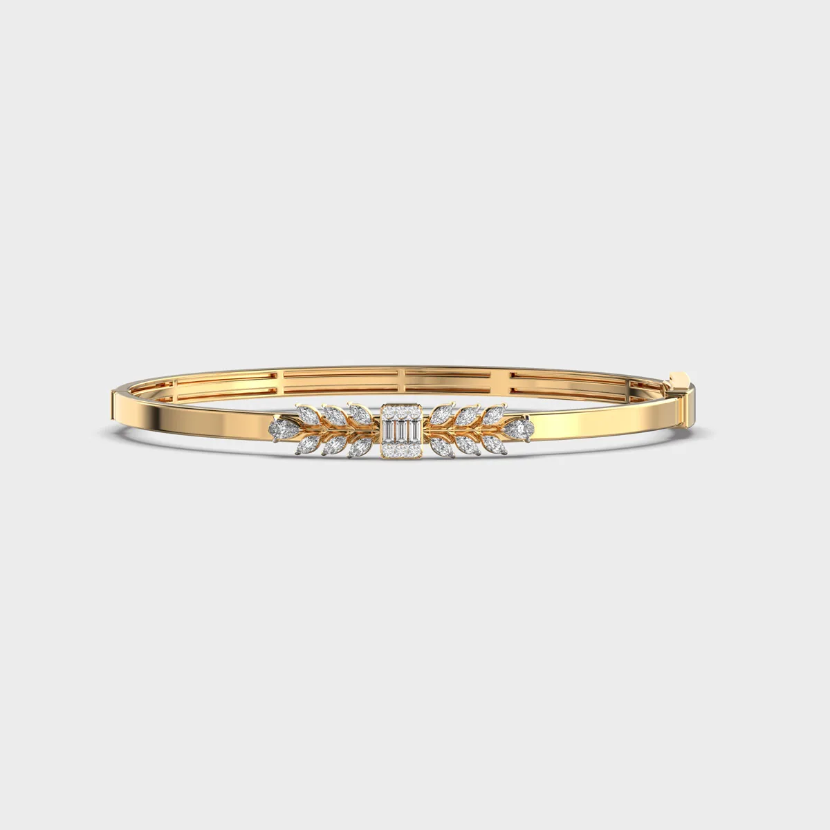 Eclipse Rune Cuff Diamond Bracelet
