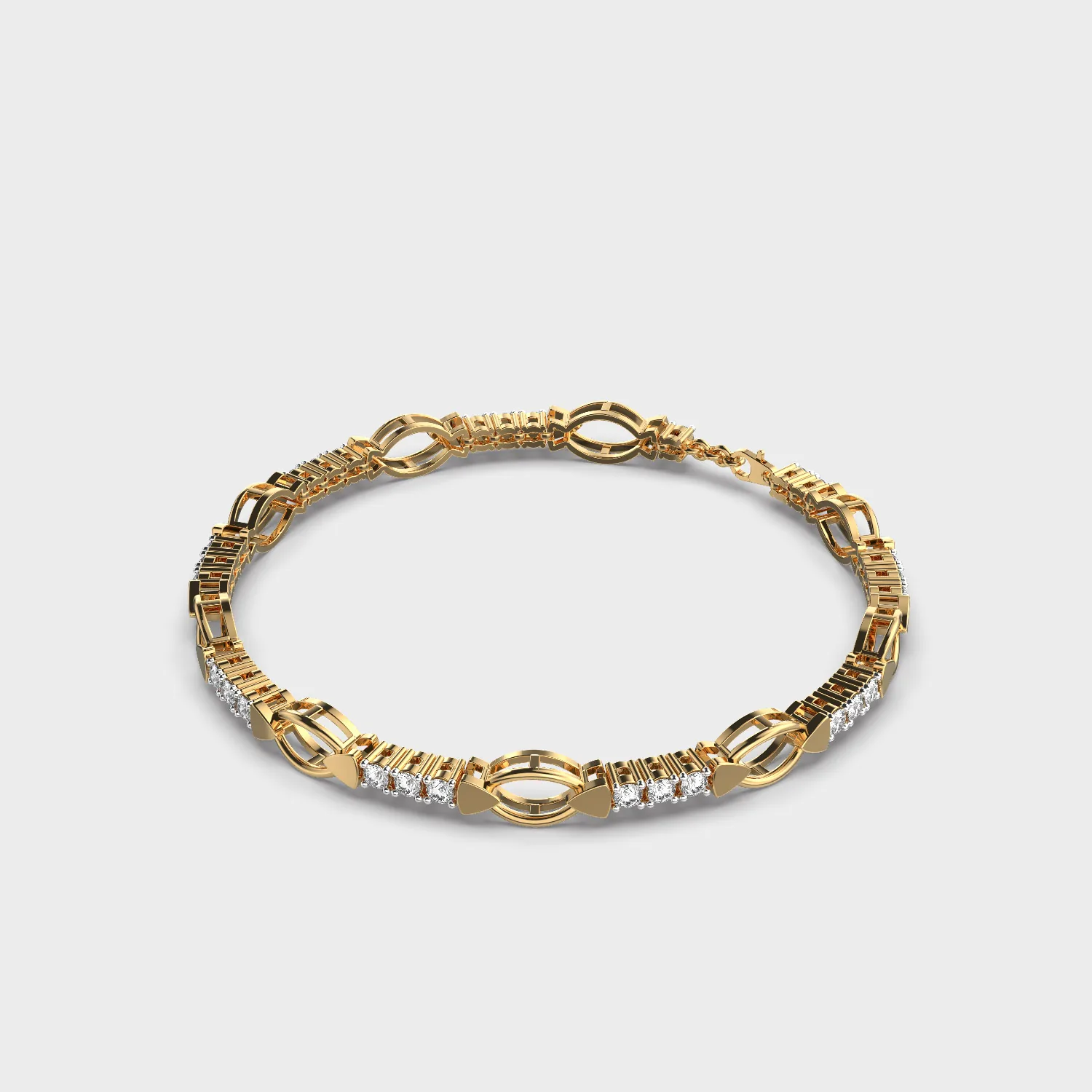 Eloria Lumi Diamond Bracelet – alternate view