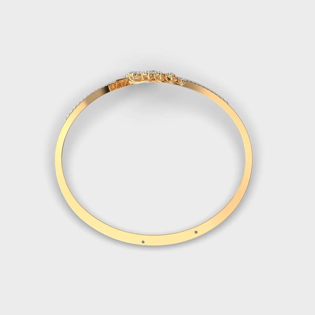 Gleaming Celeste Silverfern Diamond Bracelet – alternate view