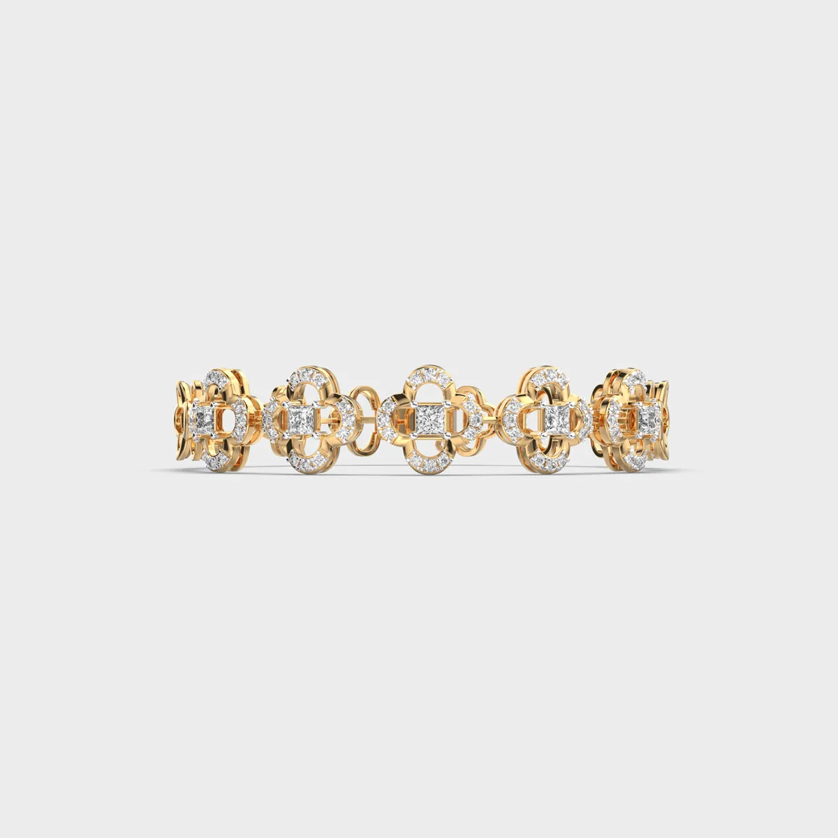 Helen Of Troy Diamond Cluster Bracelet