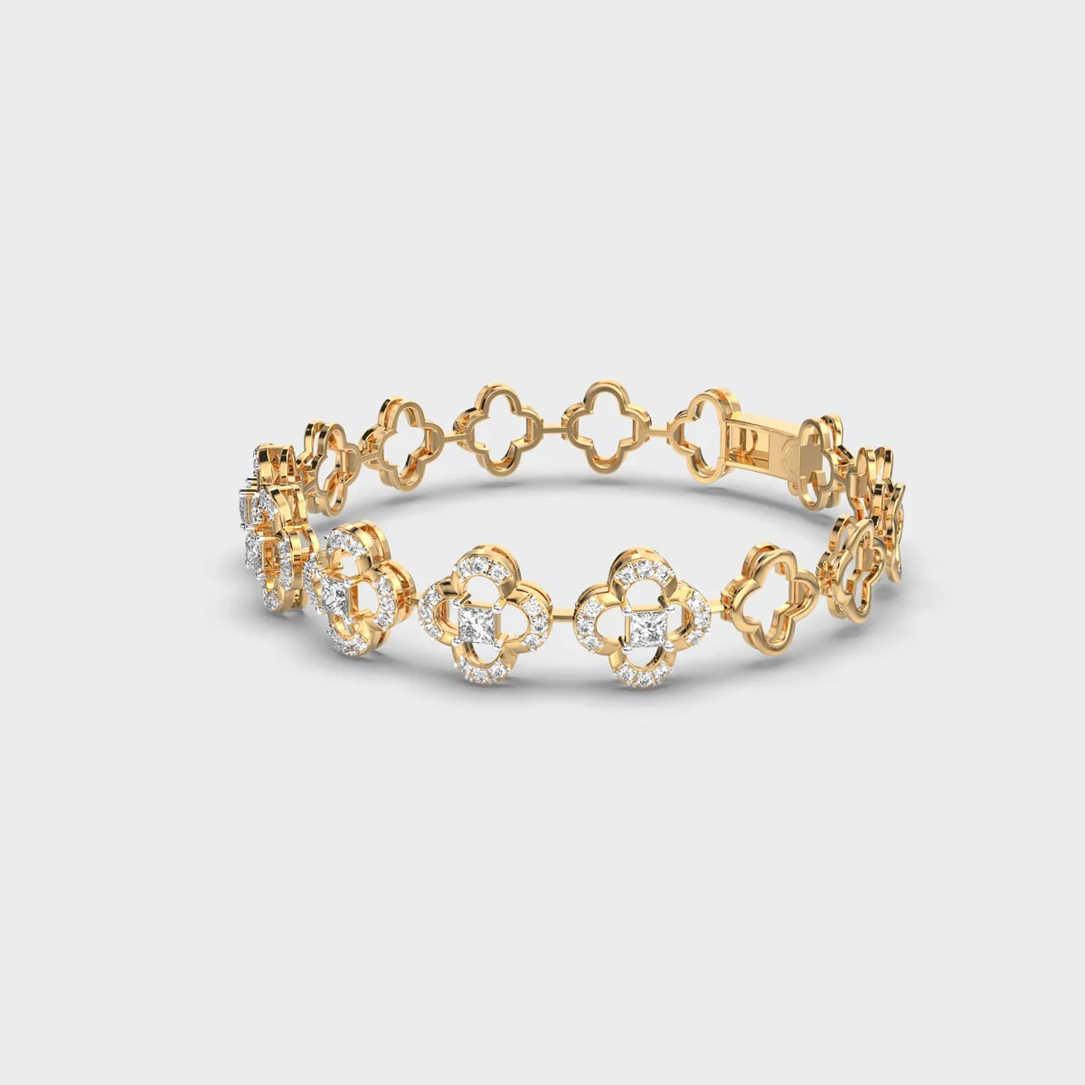 Helen Of Troy Diamond Cluster Bracelet – alternate view