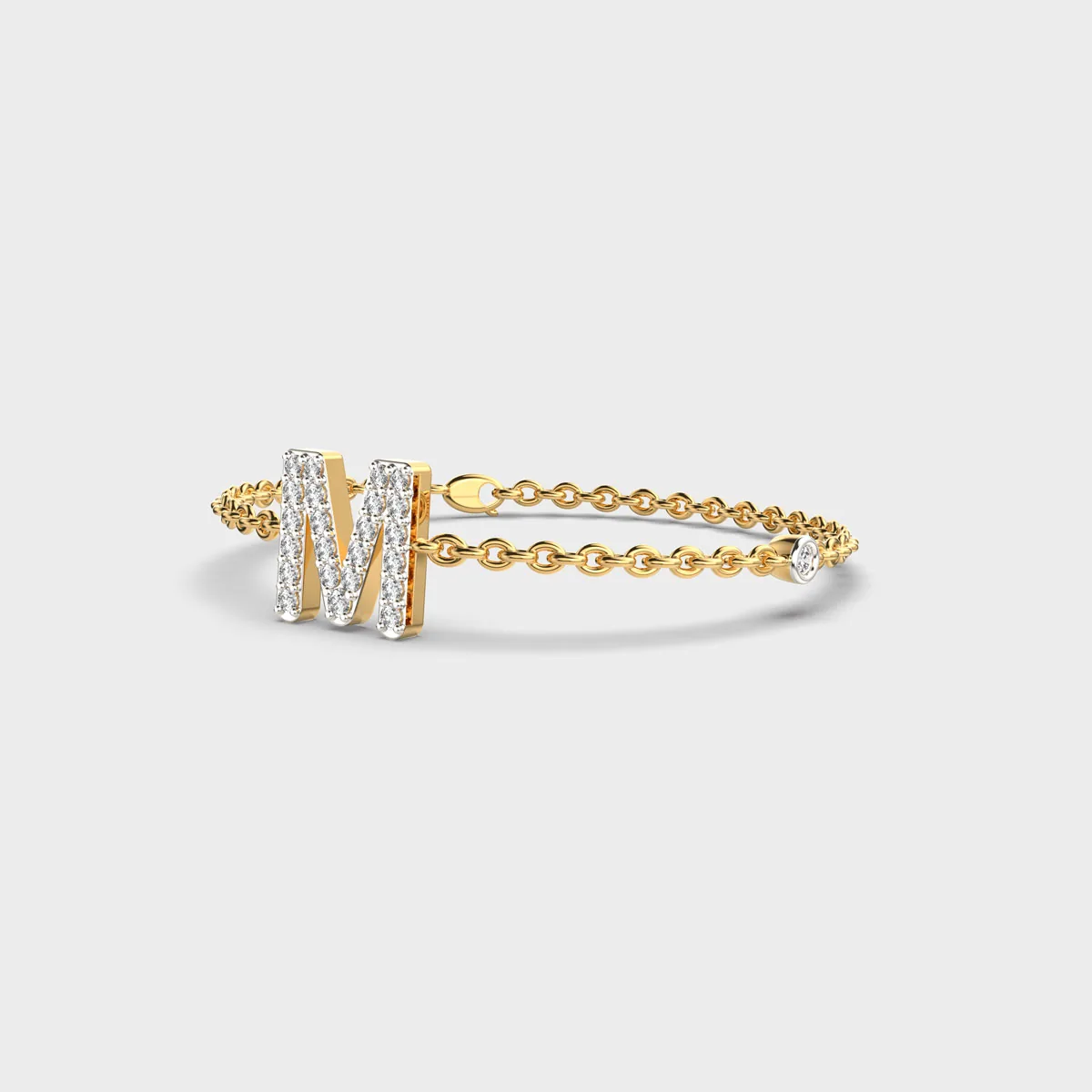 Mesmerising M Initial Bracelet – alternate view