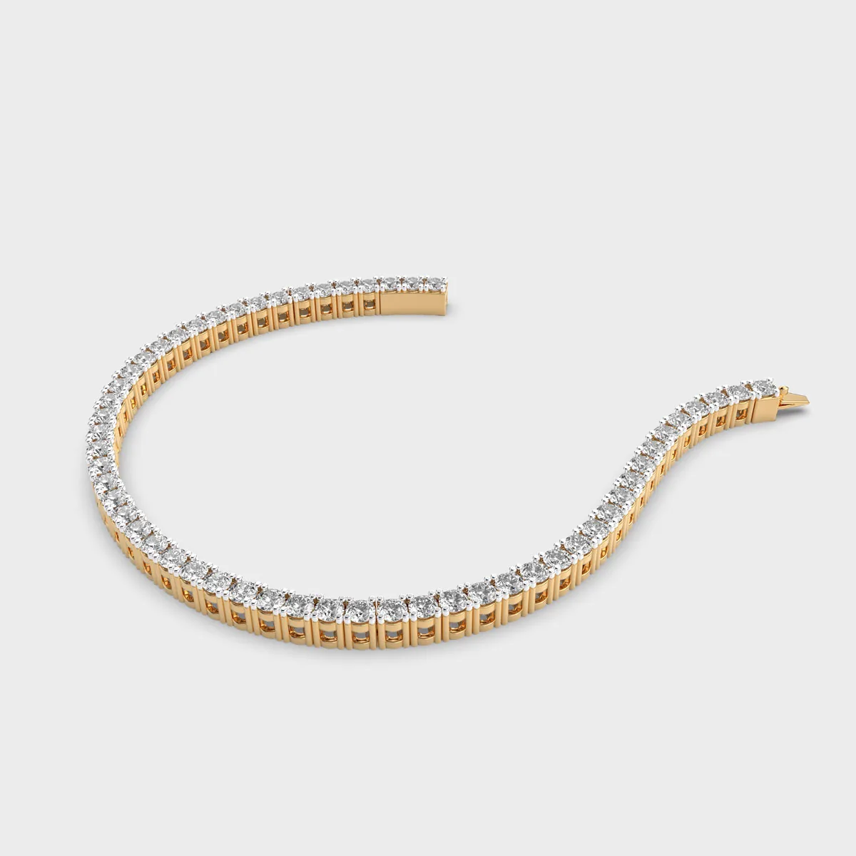 Minimal Classic Diamond Tennis Bracelet – alternate view