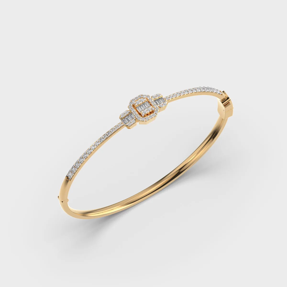Minimalist Club Floral Diamond Bracelet – alternate view