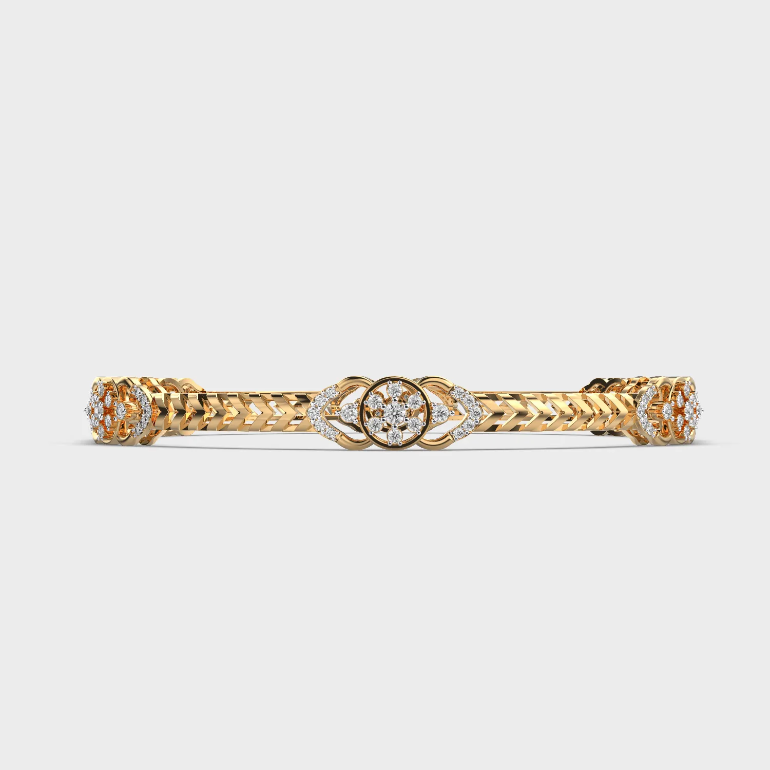 Mystic Aura Diamond Bangle