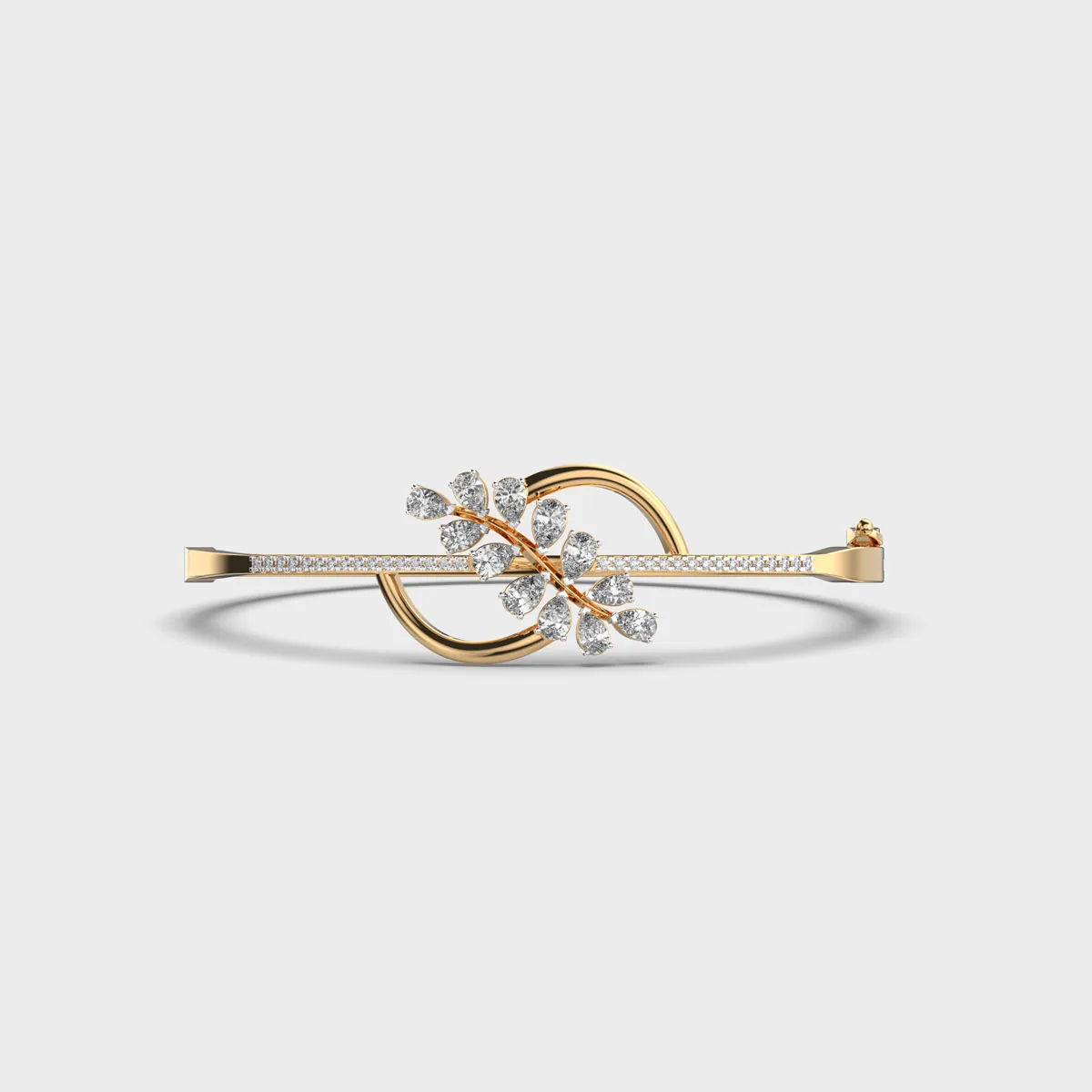 Peony Poise Diamond Bracelet