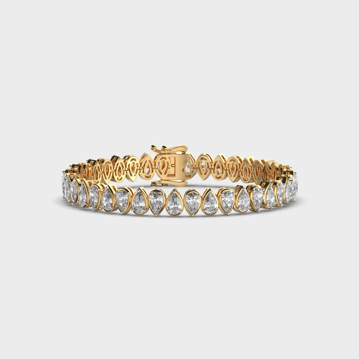 Pretty Woman Pear Diamond Bracelet