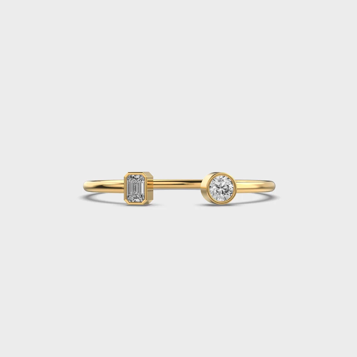 Simple Mix Matched Diamond Bracelet