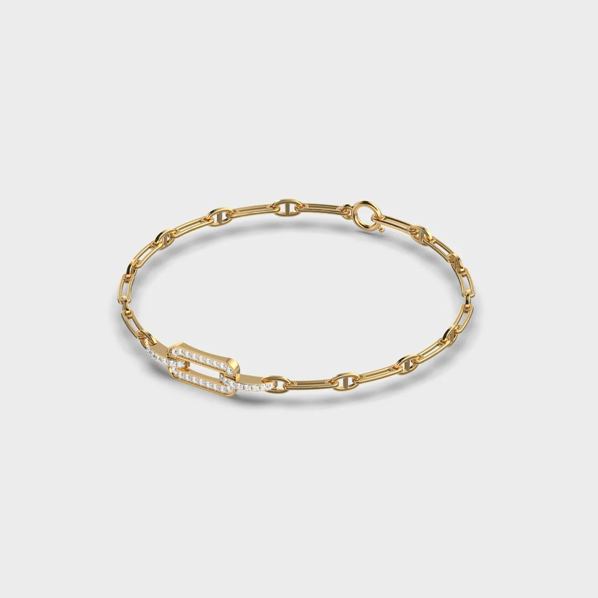 Unity Of Facets Diamond Bracelet – alternate view