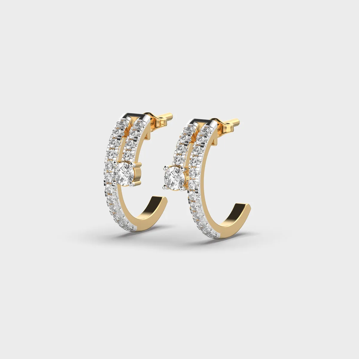  Clat Lumi Re Diamond Earrings – alternate view
