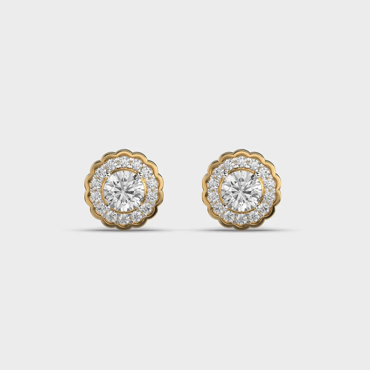 Asteria Star Diamond Ear Studs