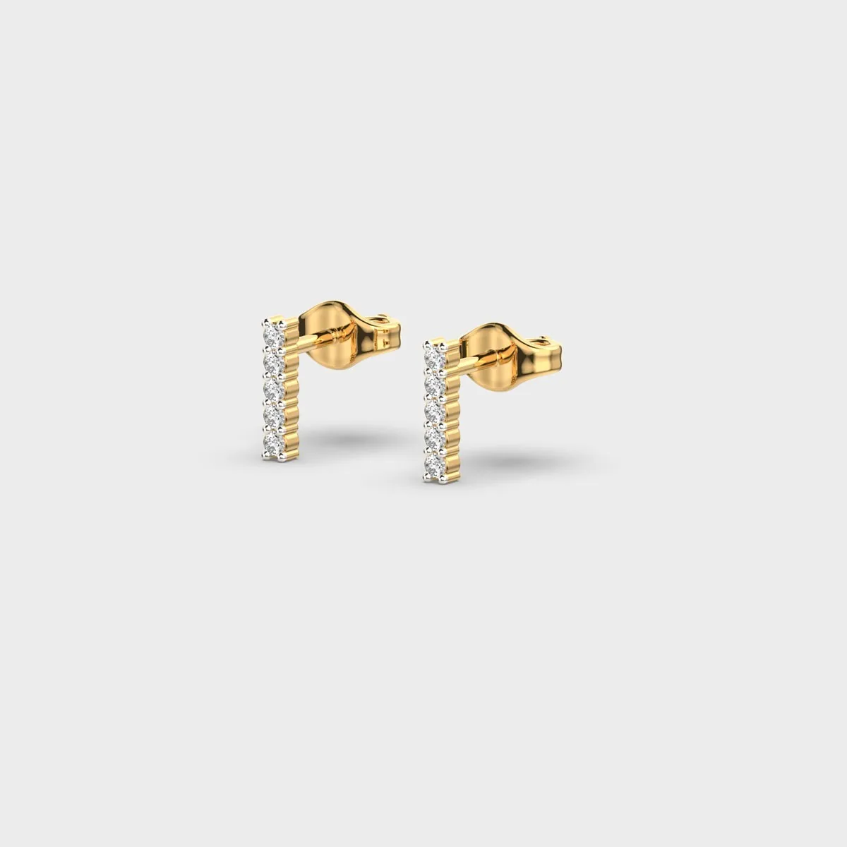 Bond Electra Diamond Earrings – alternate view