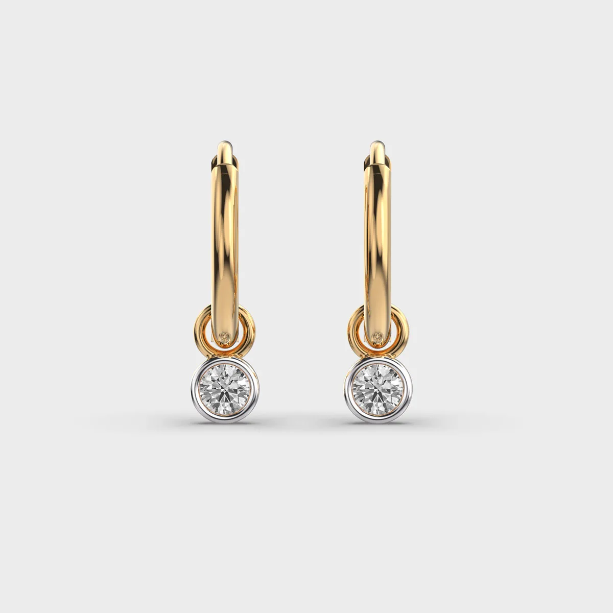Classic Diamond Drop Earrings