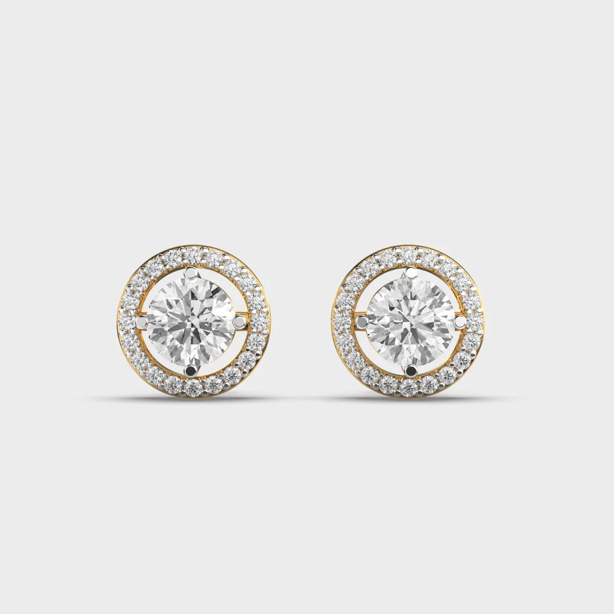 Fancy Circles Detachable Diamond Stud