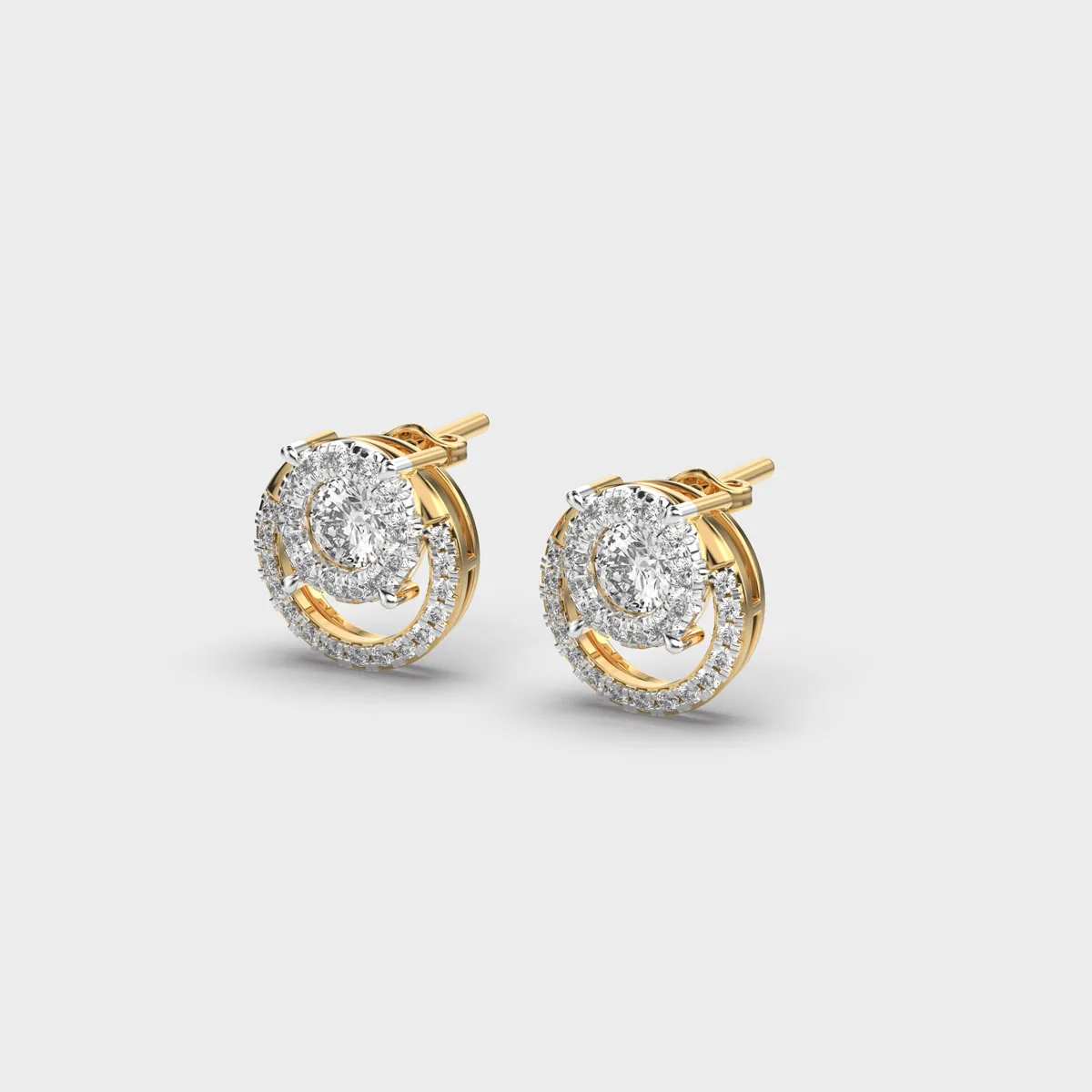 Midnight In Paris Diamond Earrings – alternate view