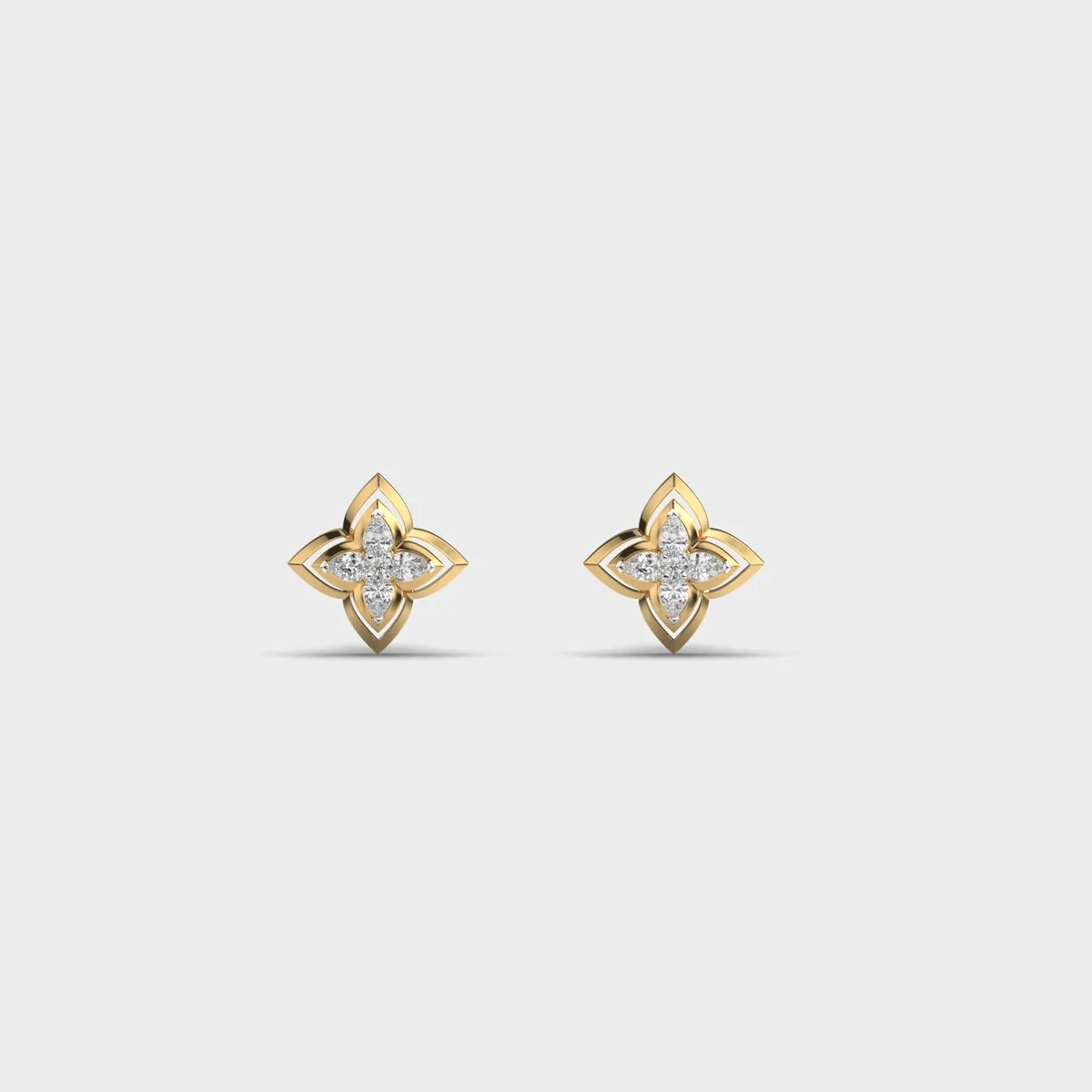 Mini Orion Diamond Ear Studs
