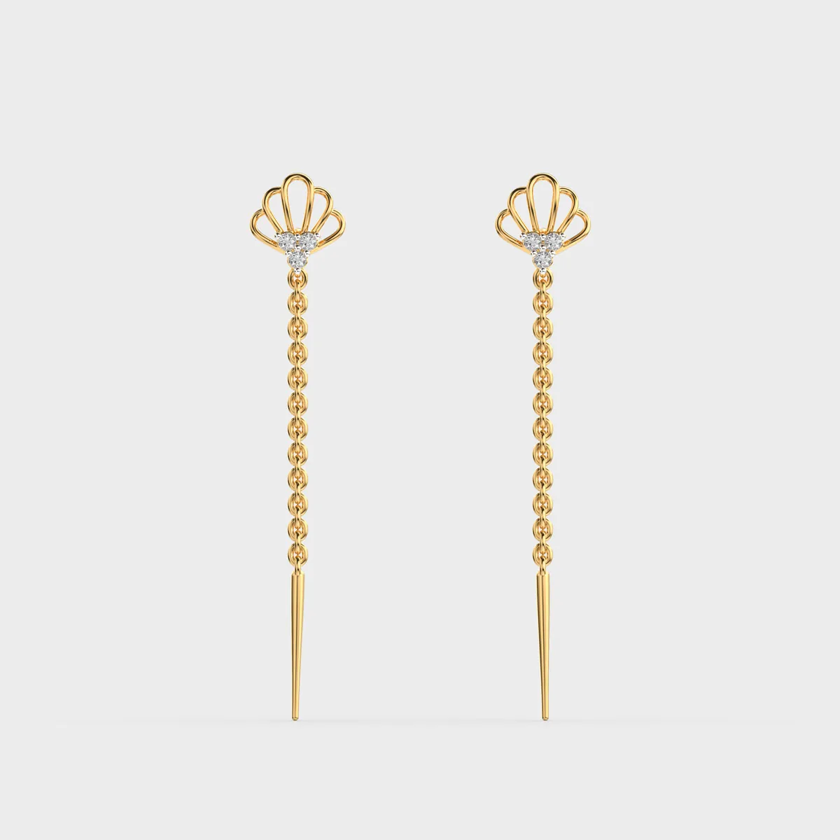 Modern Fashionista Diamond Earrings