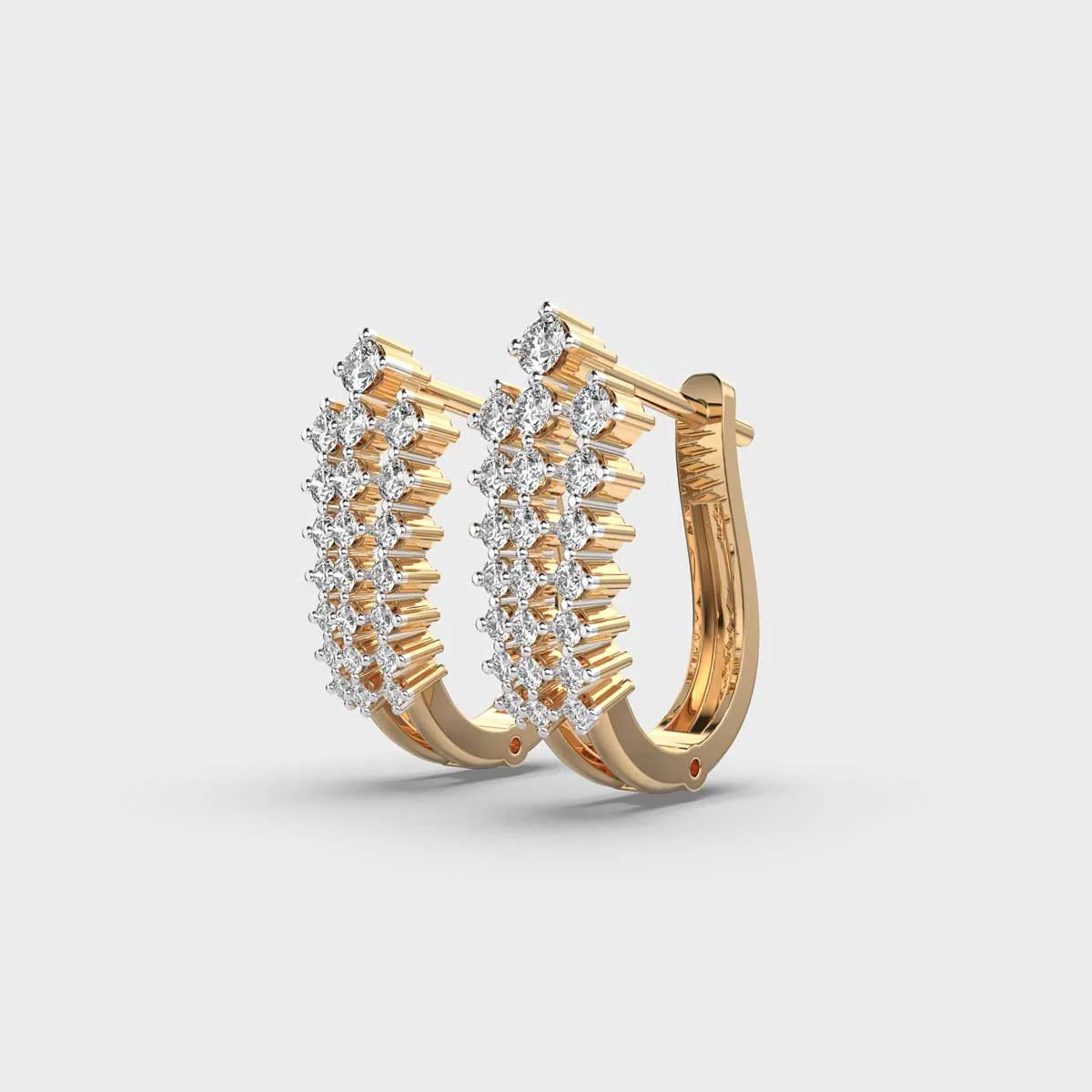 Mystica Ascending Diamond Earrings – alternate view