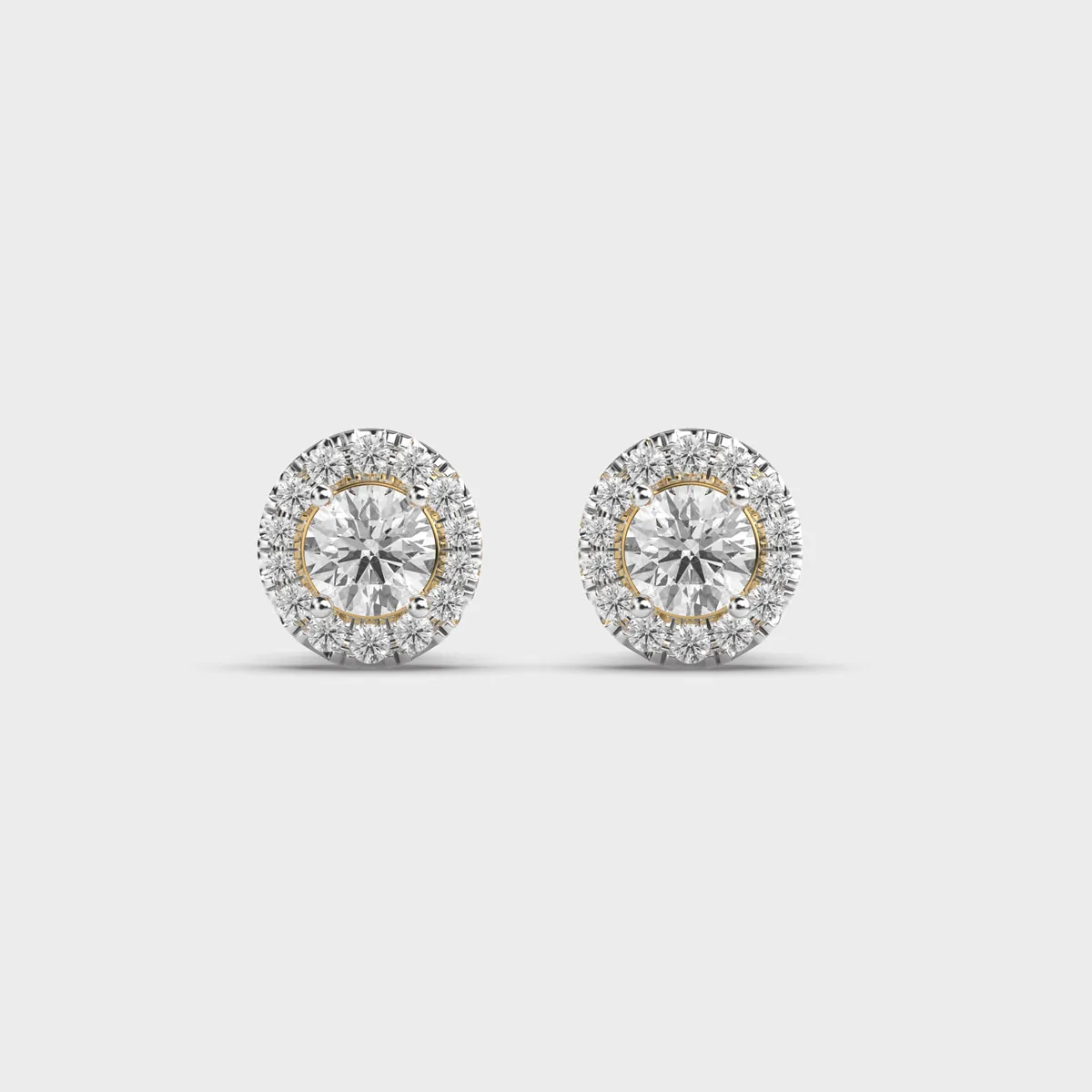 Petunia Dewdrop Diamond Ear Studs