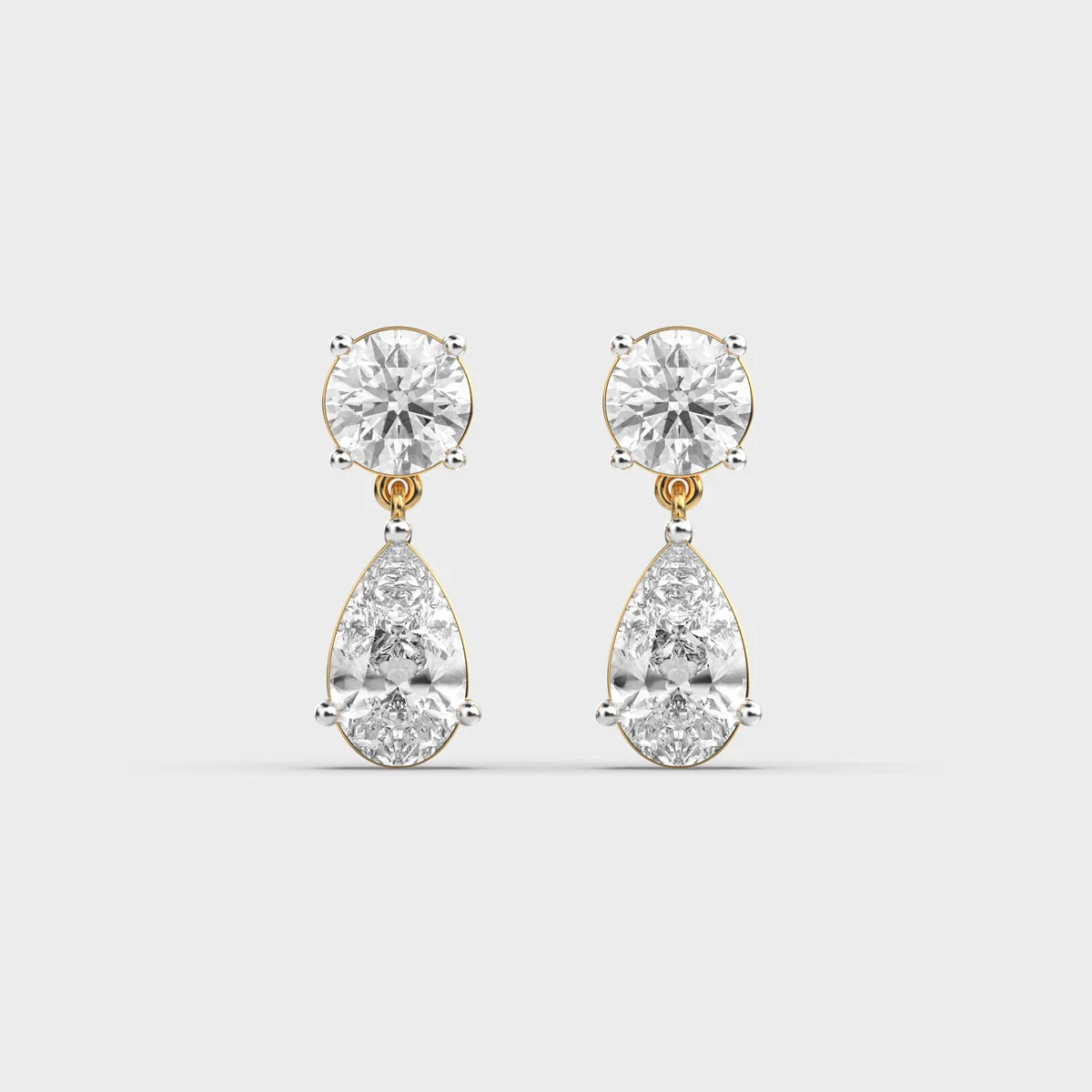 Round Over Pear Diamond Drops