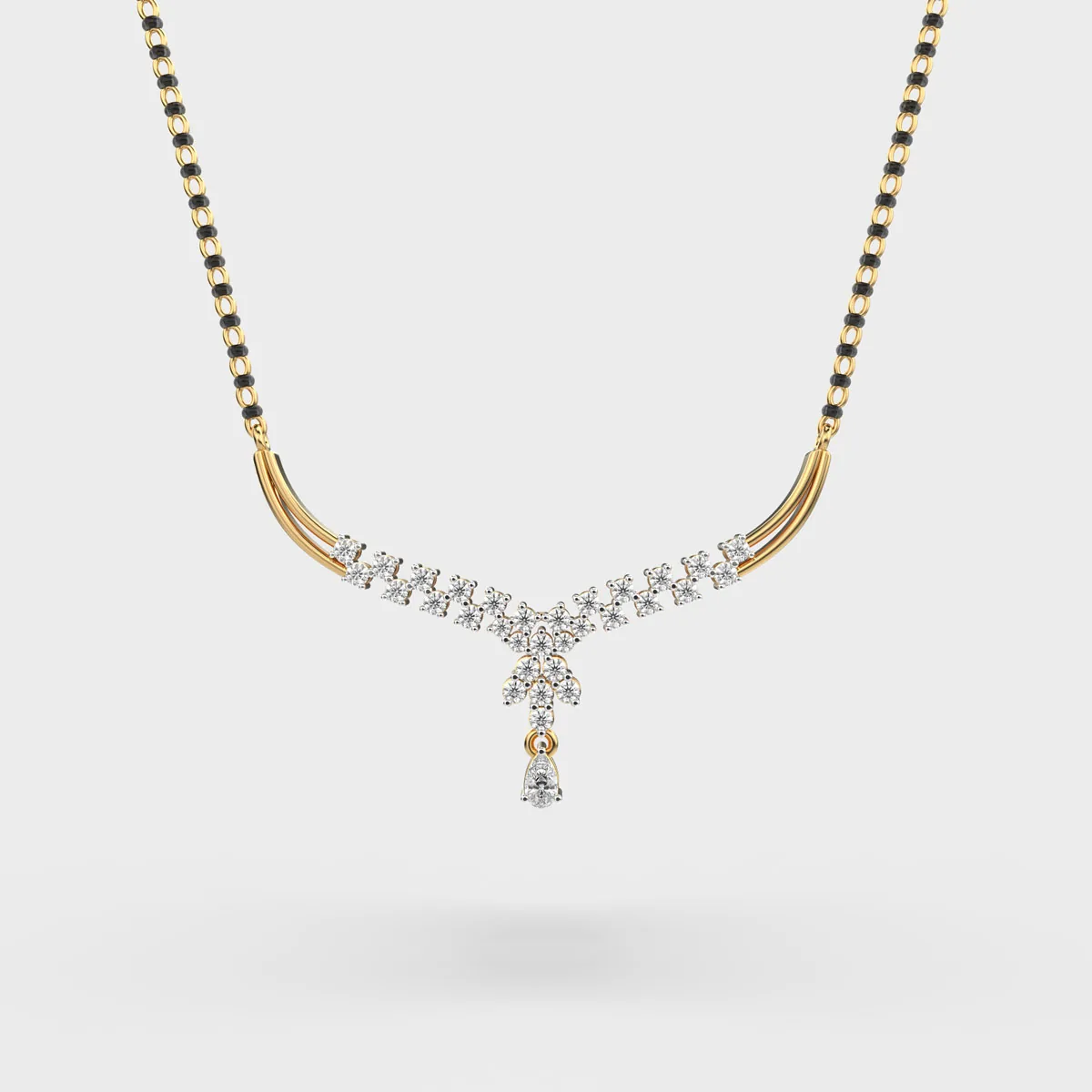 Auspicious Aura Diamond Mangalsutra
