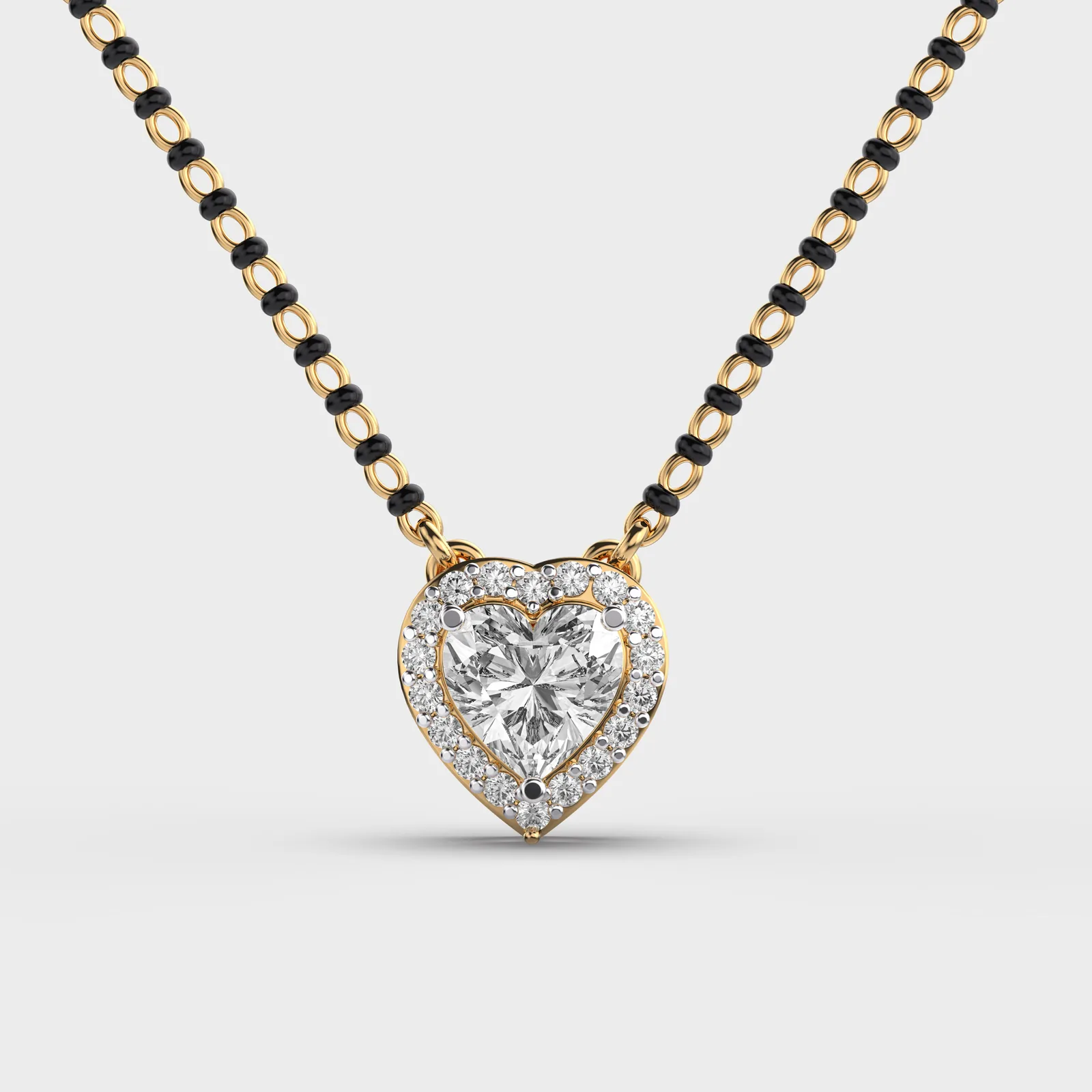 Beloved Heart Diamond Mangalsutra