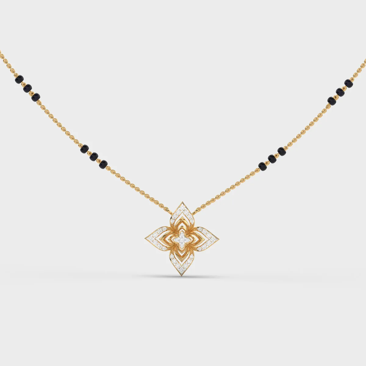 Blooming Star Diamond Mangalsutra
