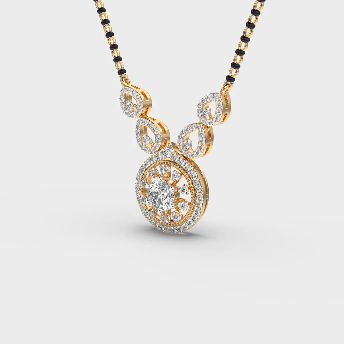 Forever Promise Diamond Mangalsutra – alternate view