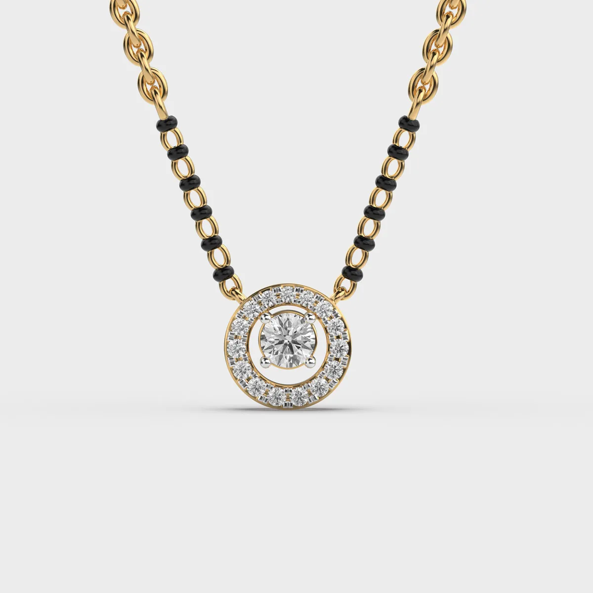 Golden Vows Diamond Mangalsutra