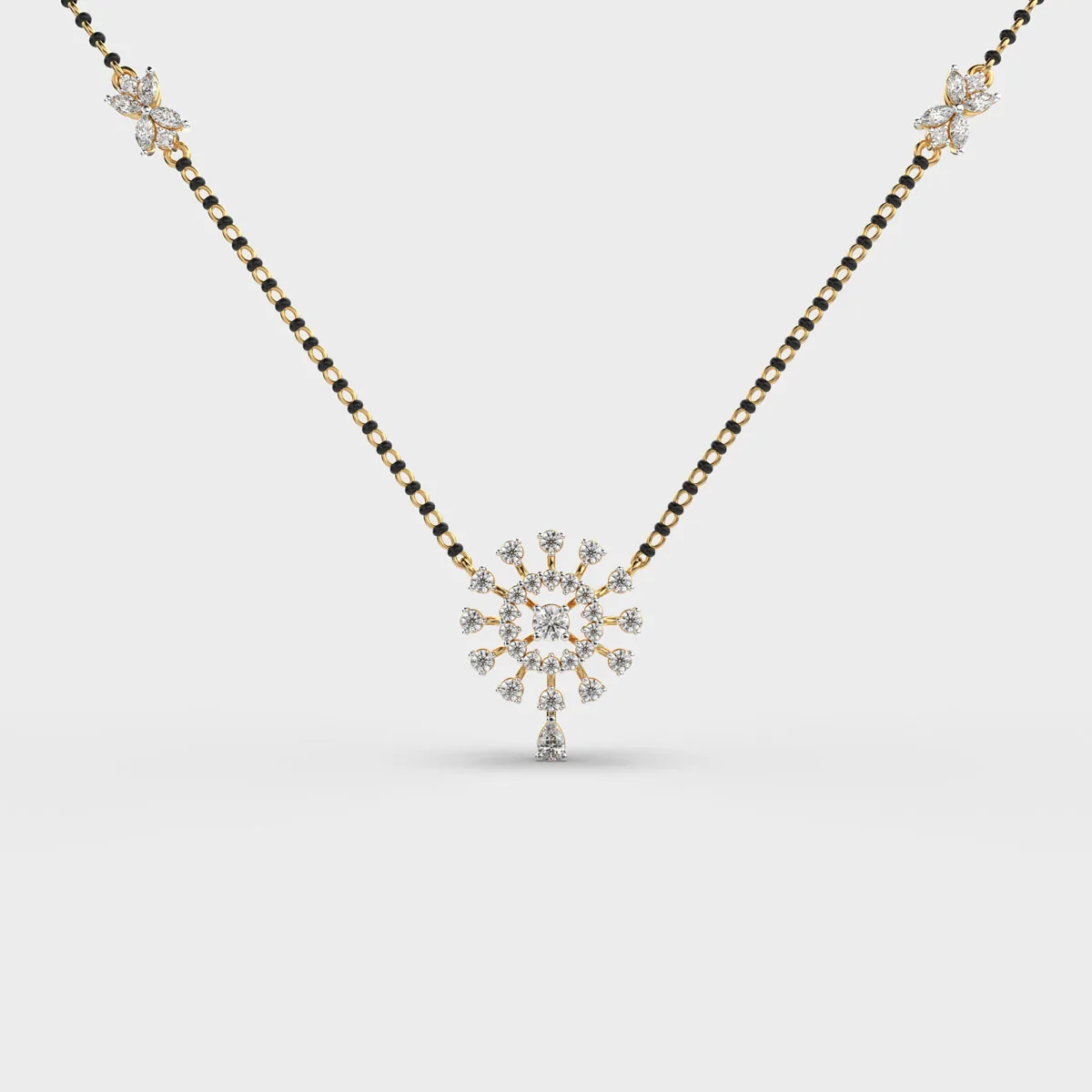 Infine Sunray Diamond Mangalsutra
