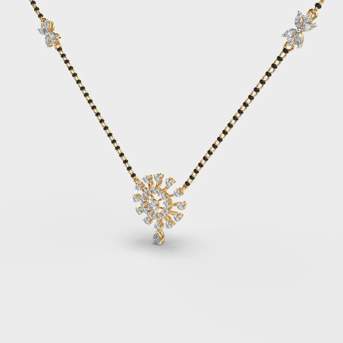 Infine Sunray Diamond Mangalsutra – alternate view