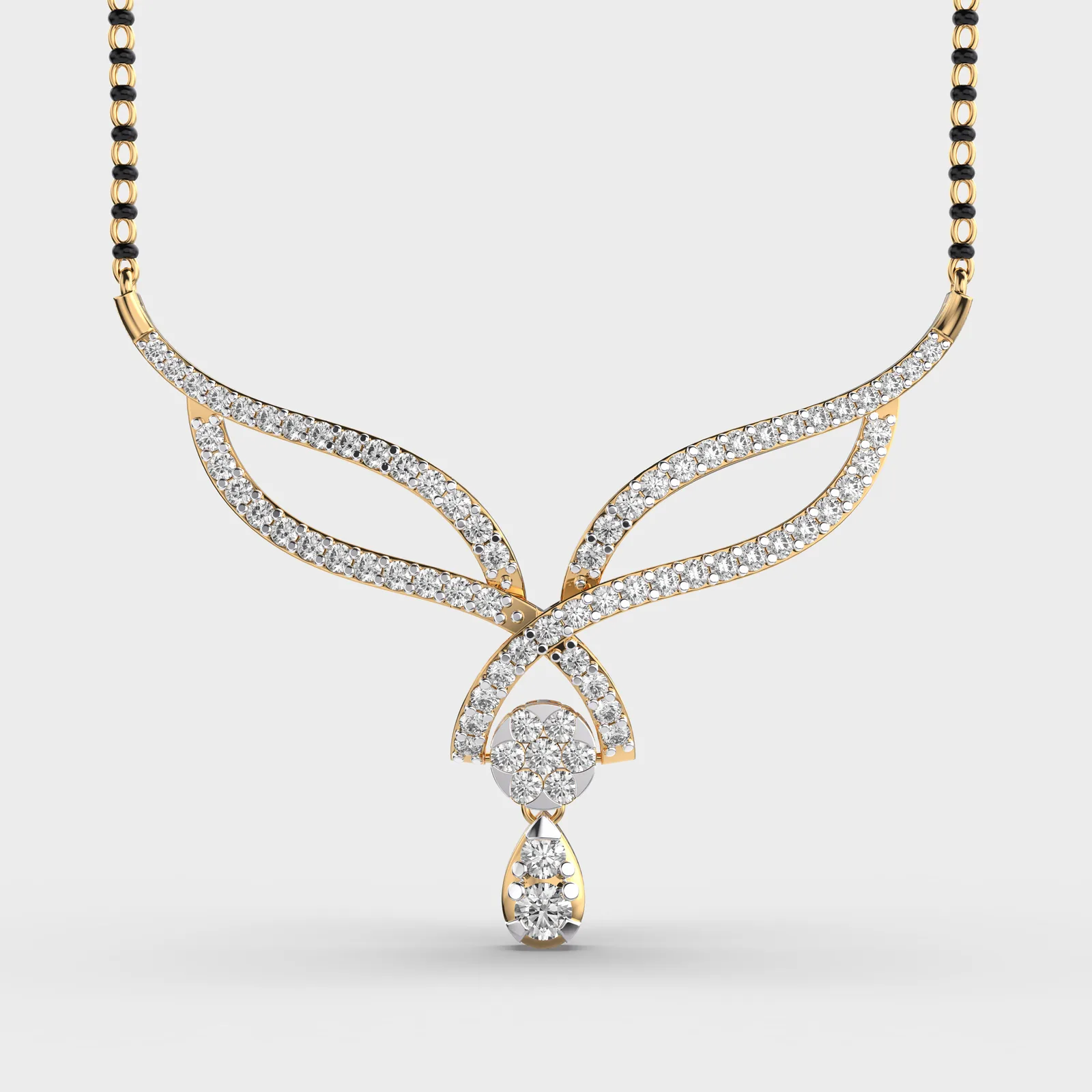 Modern Bride Diamond Mangalsutra