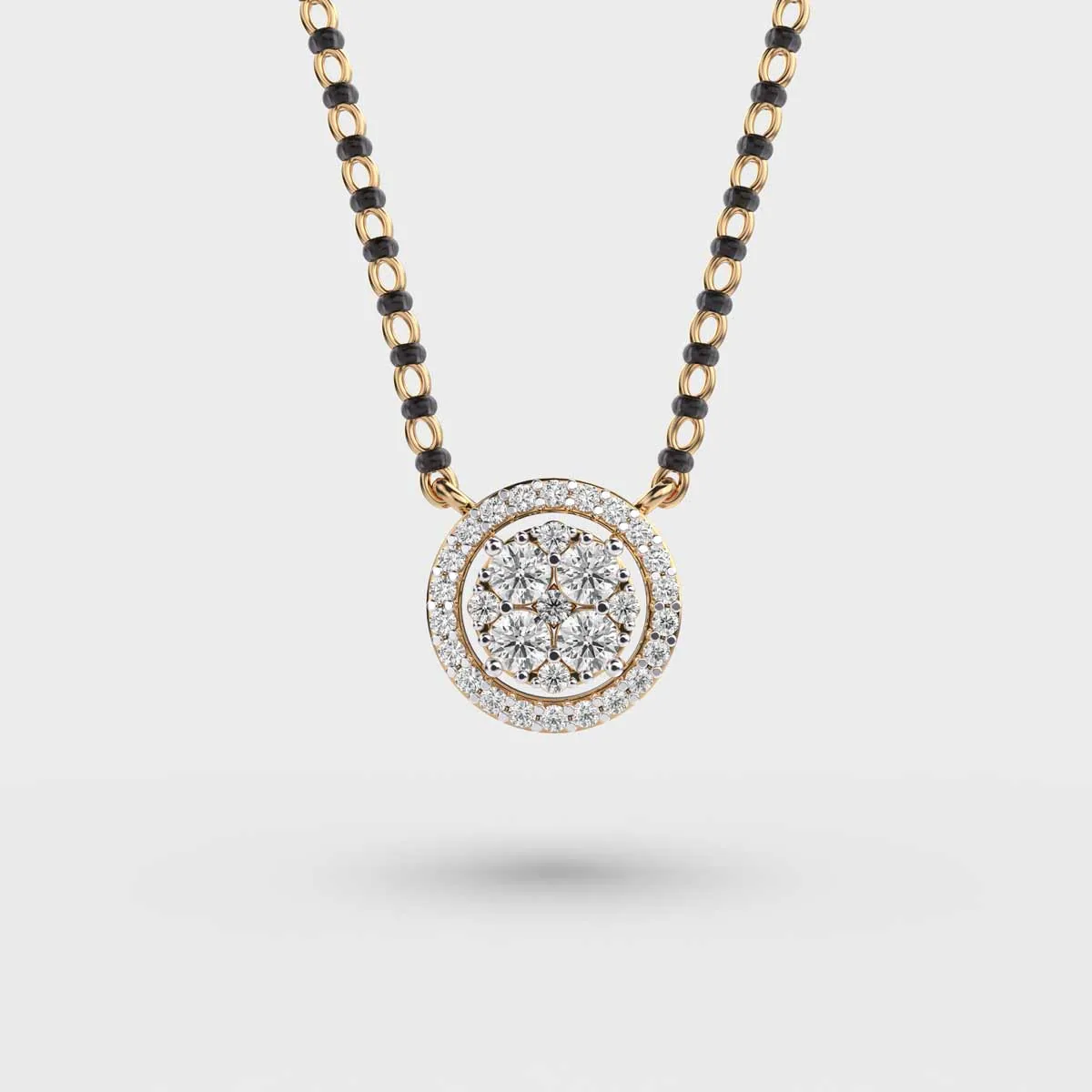Pious Circle Of Life Diamond Mangalsutra