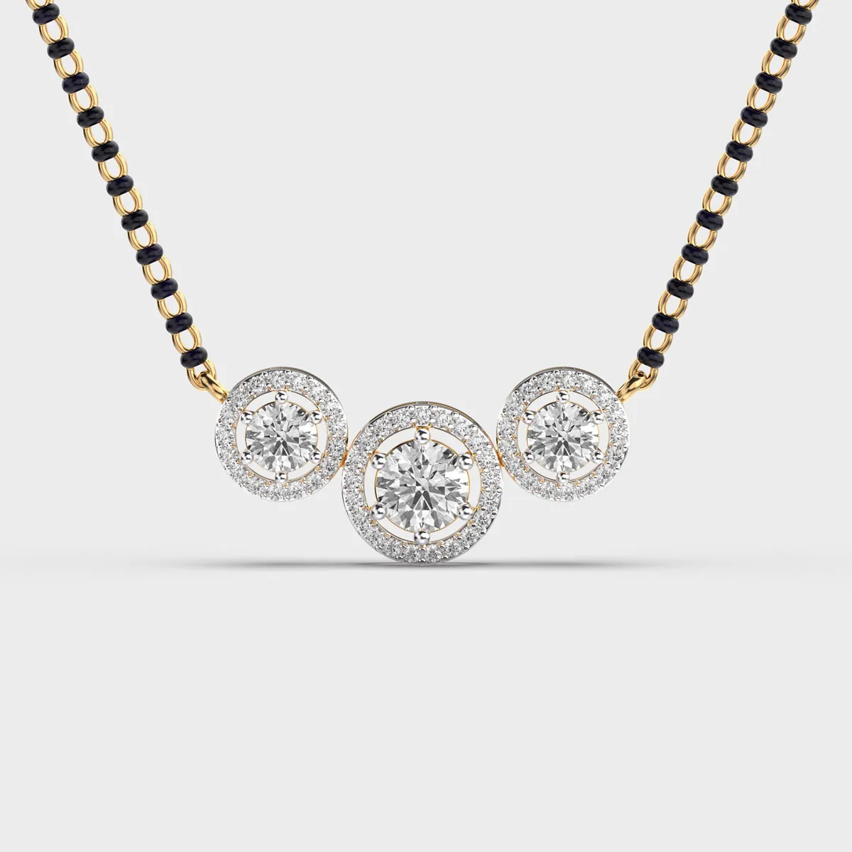 Trinity Bond Diamond Mangalsutra