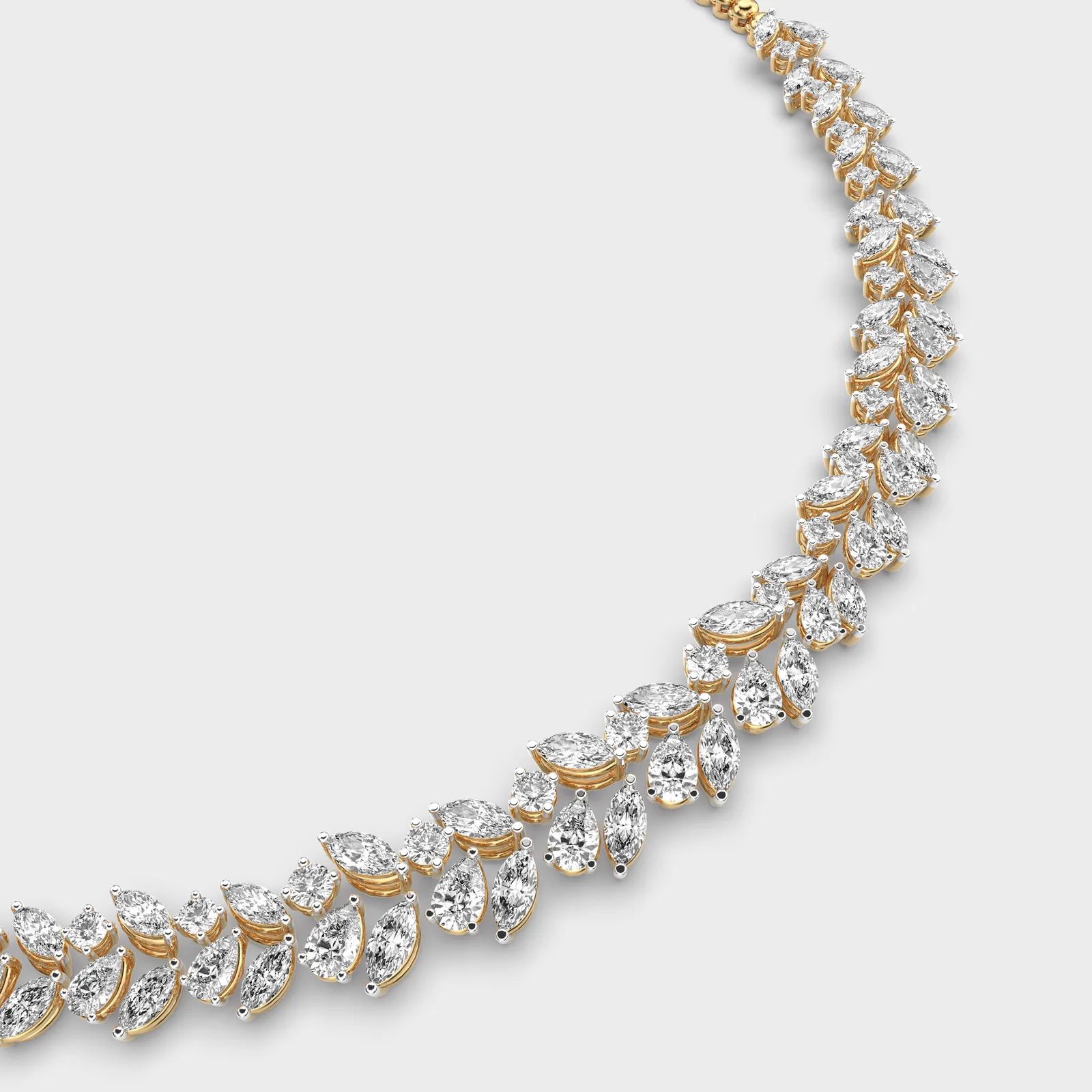 A Thousand Starry Nights Diamond Necklace – alternate view
