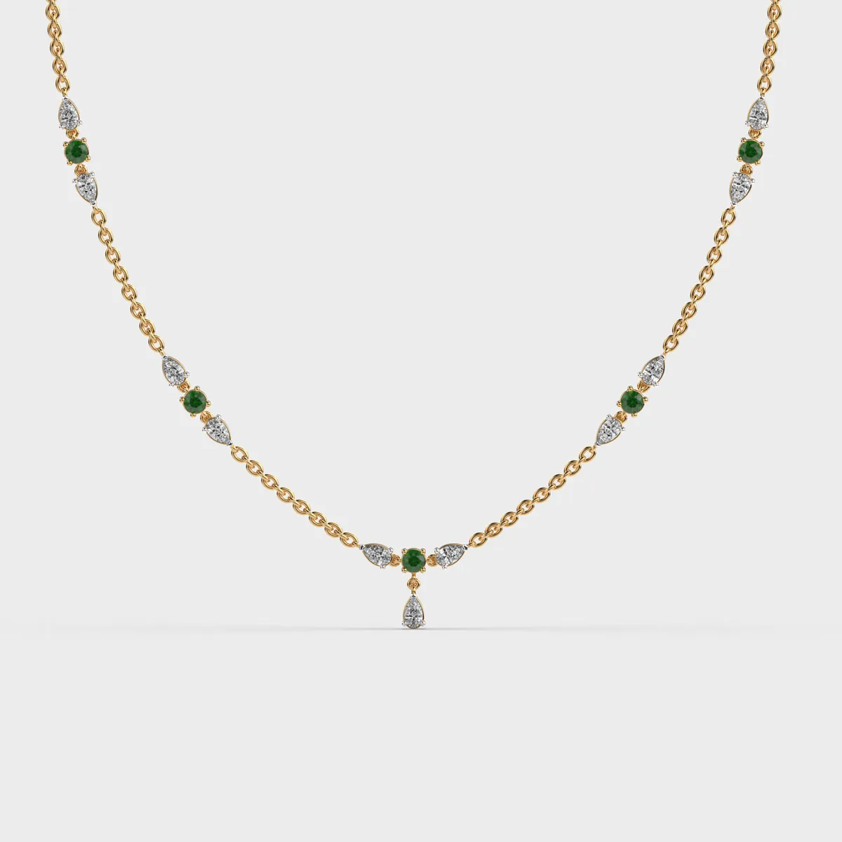 Celestial Thread Diamond Necklace