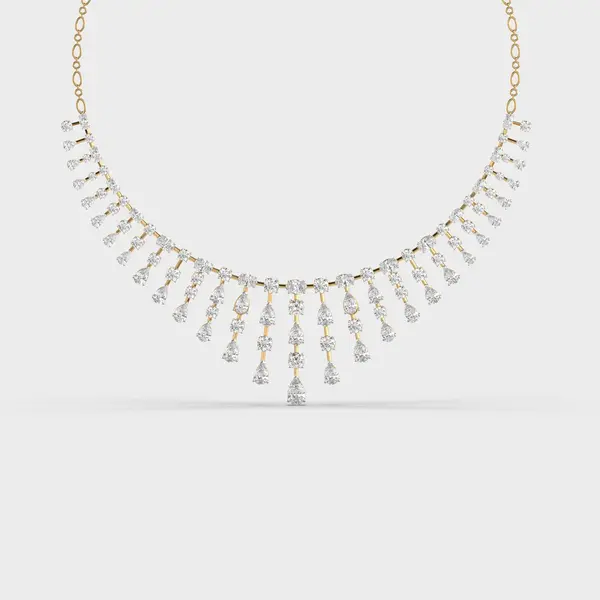 Fluid Grace Diamond Necklace