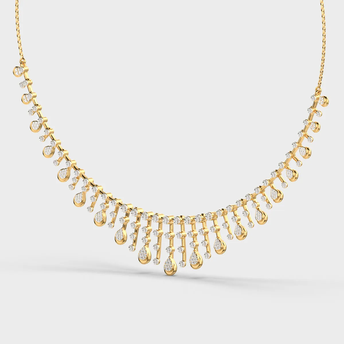 Garland Of Stars Diamond Necklace – alternate view