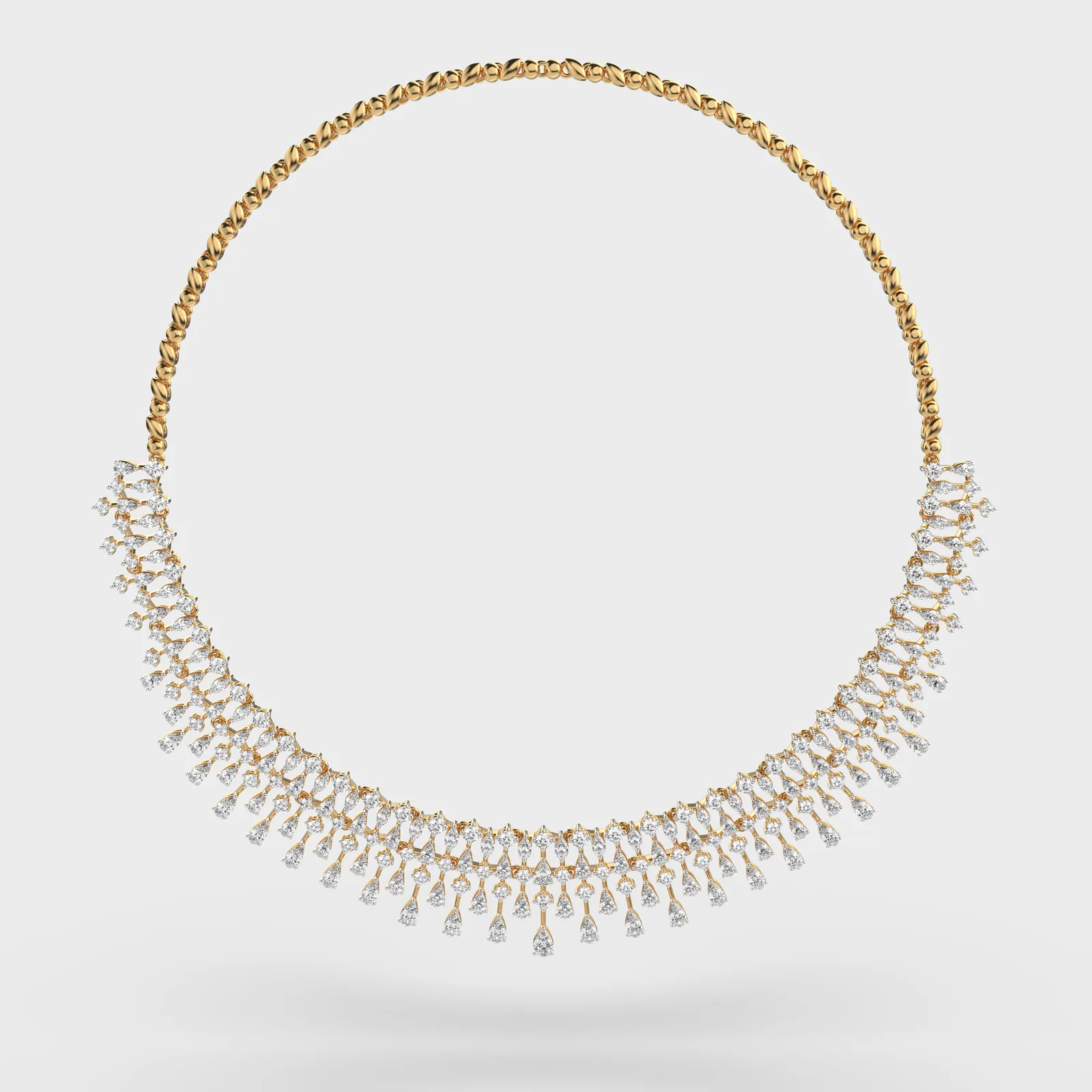 Half Moon Of Josephine Diamond Necklace