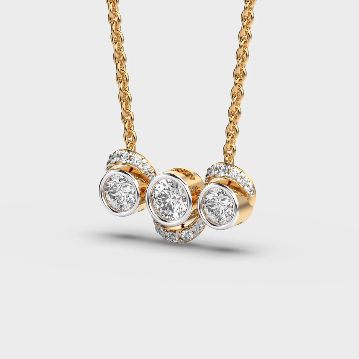 Heaven Of Stars Diamond Necklace – alternate view