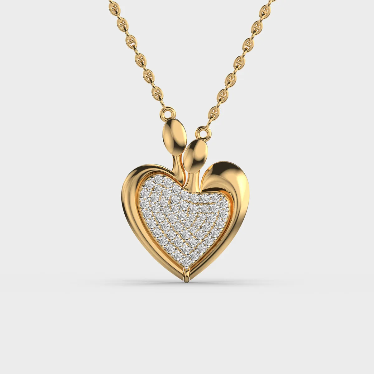 Our Promise Engraved Diamond Necklace