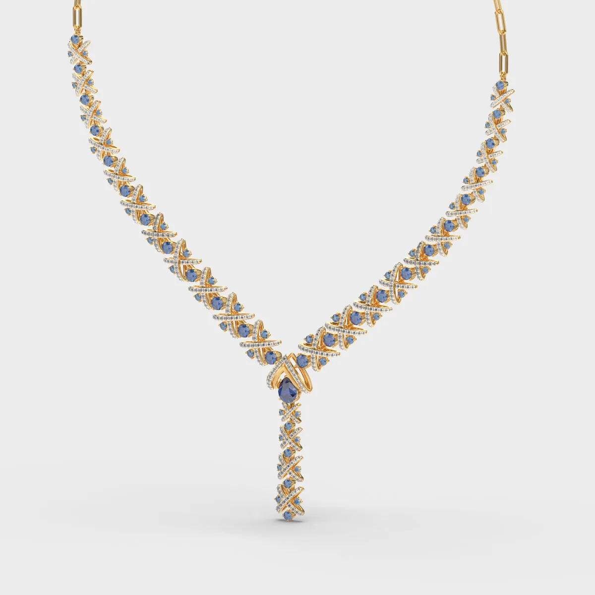 Queen In The North Diamond Necklace – alternate view