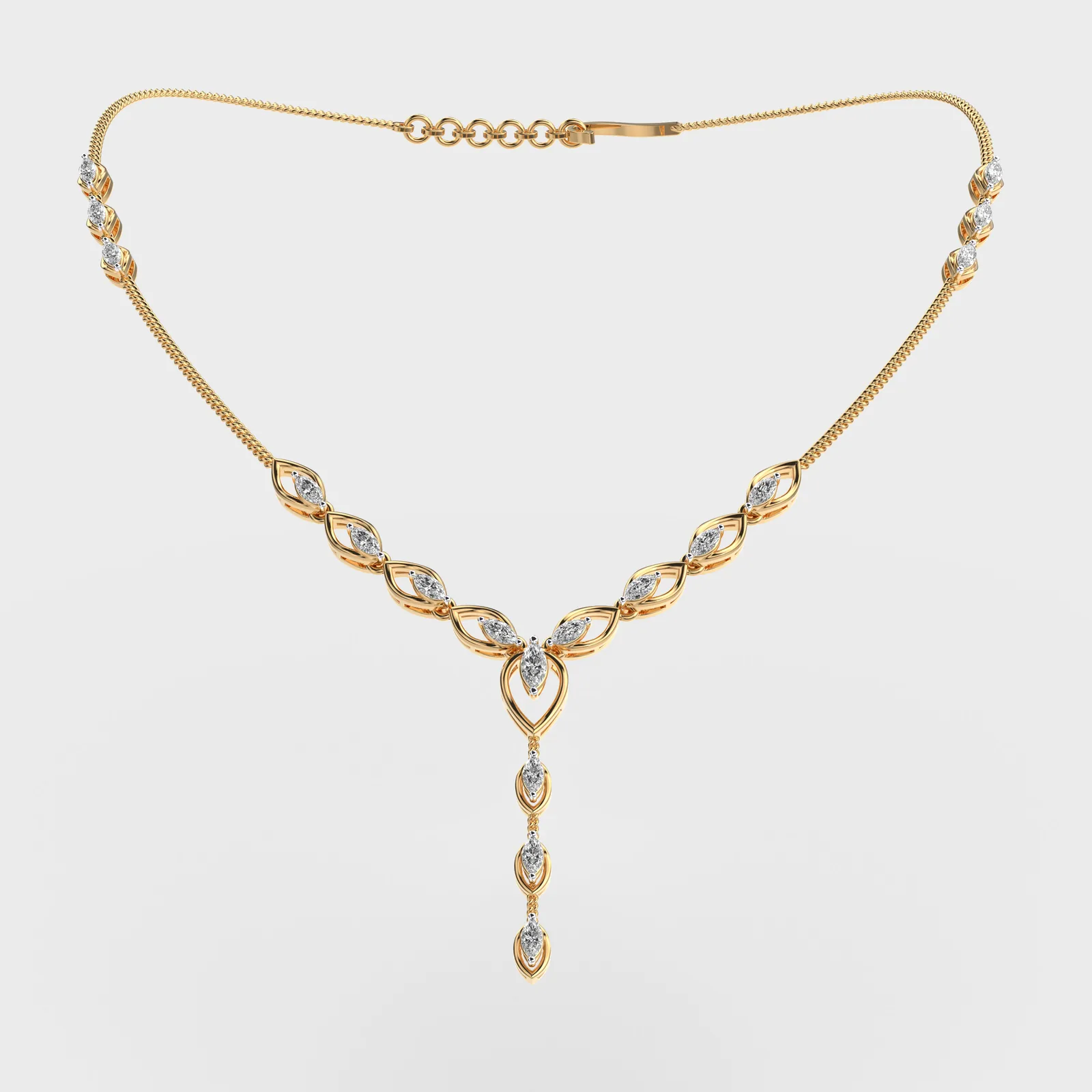 Queen S Aria Donna Diamond Necklace
