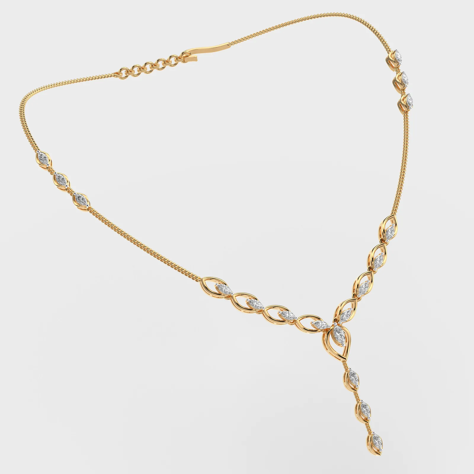 Queen S Aria Donna Diamond Necklace – alternate view