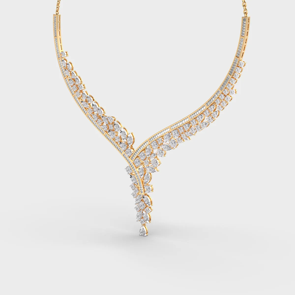 Queen S Grace Glistening Diamond Necklace – alternate view