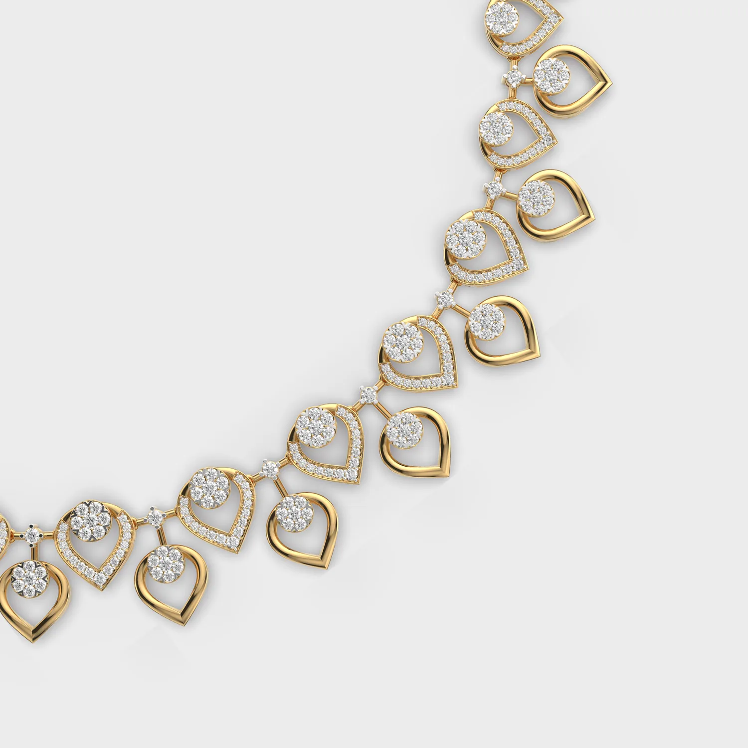 Regal Peacock S Wings Diamond Necklace – alternate view
